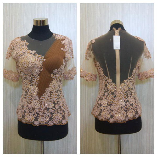 Kebaya Pernikahan Tile Brokat 013