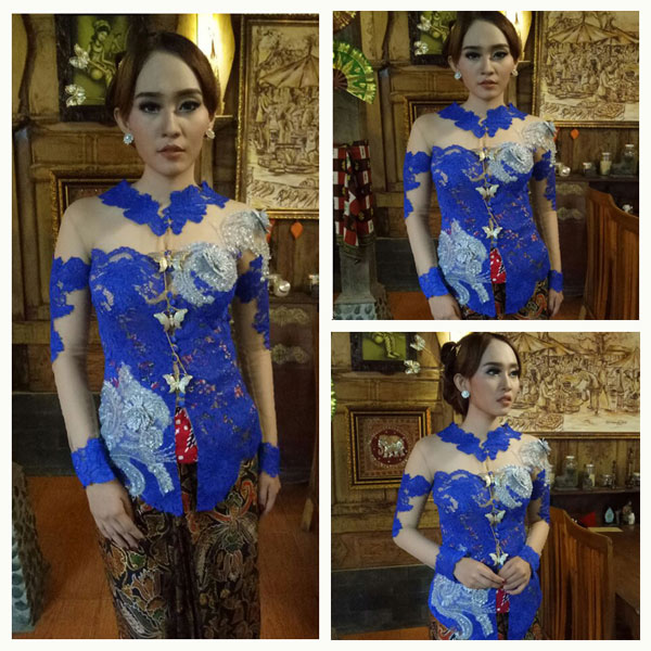 Kebaya Pengantin Widya Loka Biru