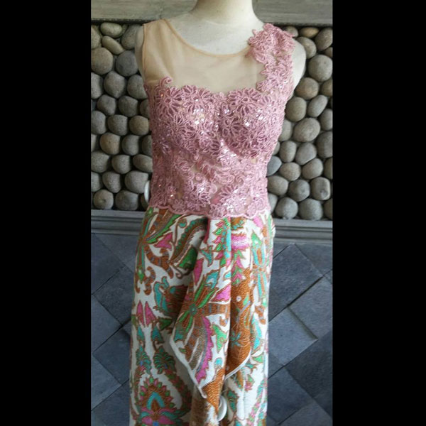 Mini Dress Batik Pesta 018