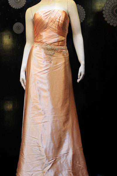 Long Dress Satin 012