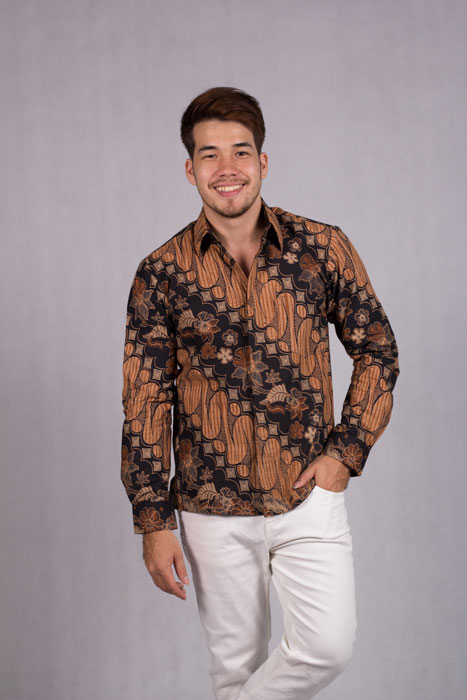 Kemeja Pria Batik Lengan Panjang Model Batik Pria Modern