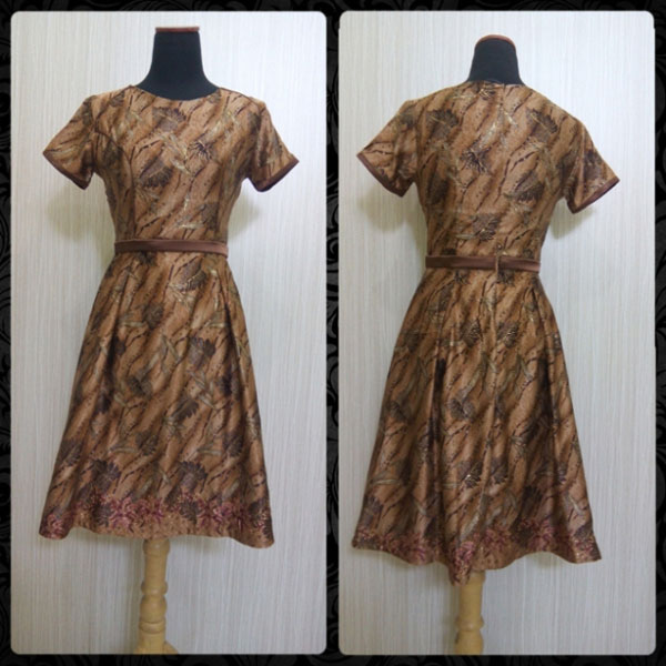Dress Batik Pesta Maya