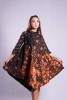 Batik Tunik Lengan Panjang Motif Merak Loka Katun Kombinasi Brokat-MDBKWA-000121---1